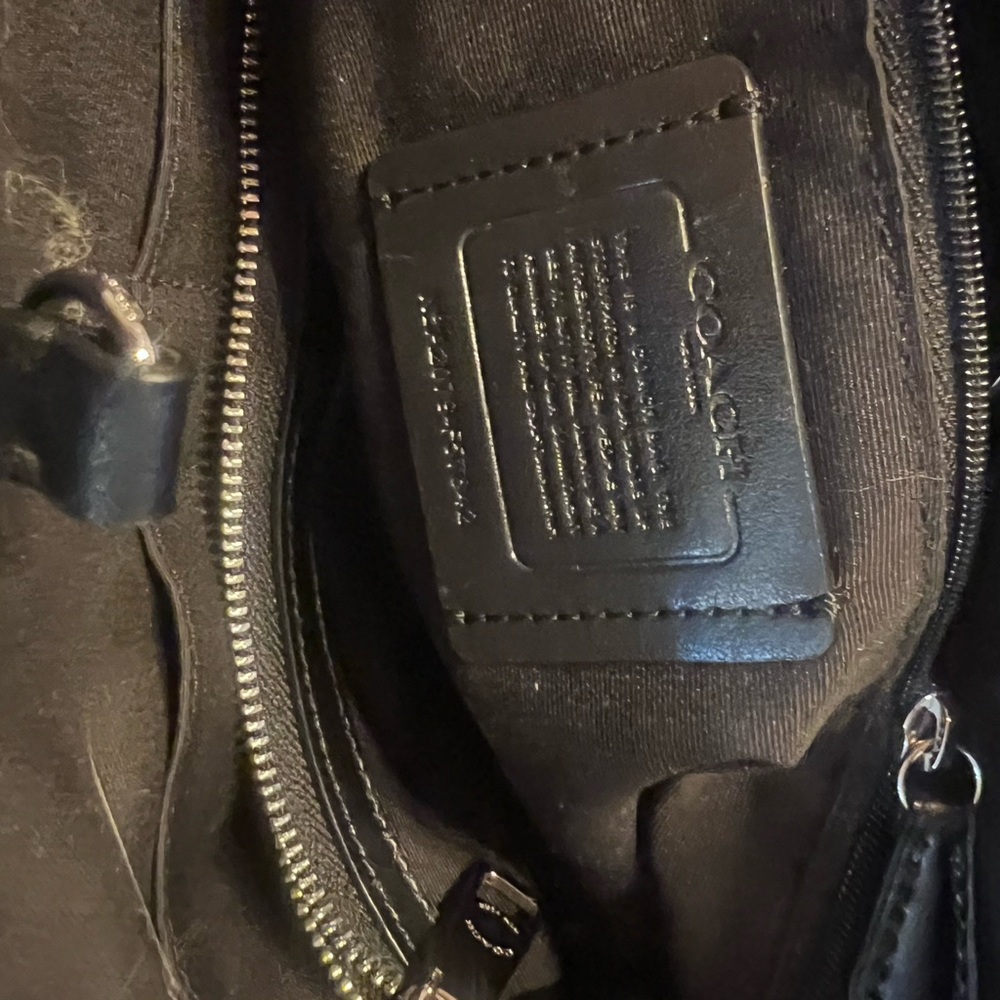 Coach Draw String Carry All Signature Canvas Bag - image 4